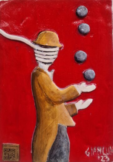 Giocoliere Rosso